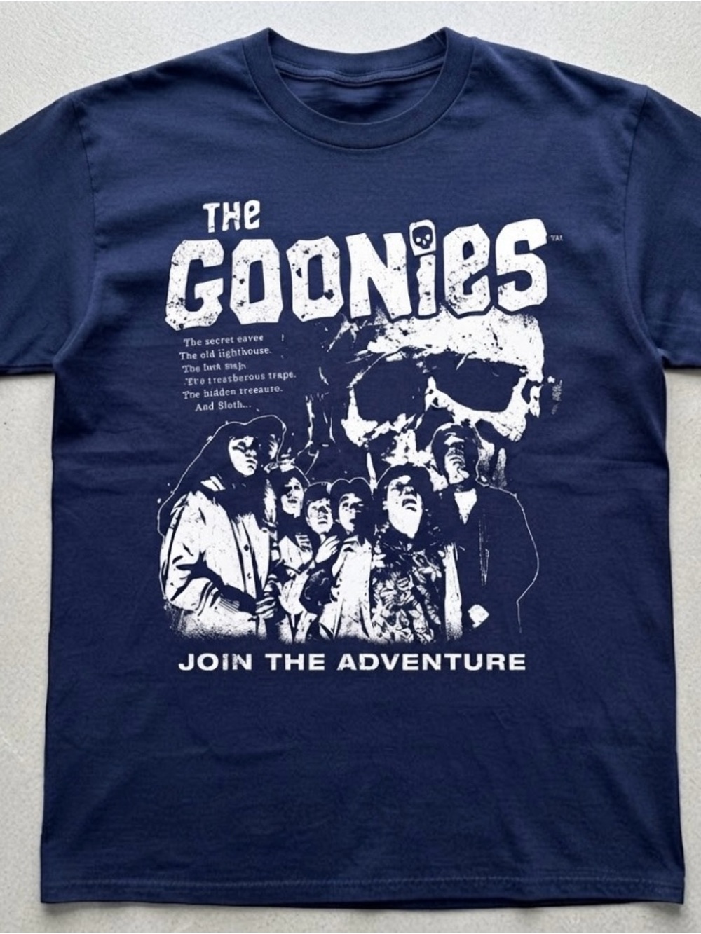 The Goonies Join the Adventure Group & Skull Classic 80s Movie Graphic T-Shirt